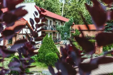 Азёрны пляж каля Залесие Мазуры - плаванне і адпачынак